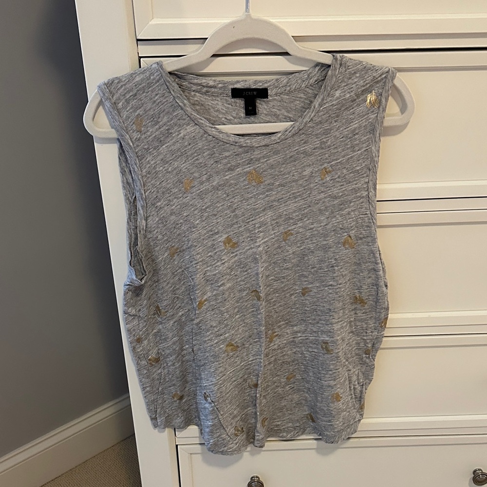 J. Crew Heathered Gray Tank